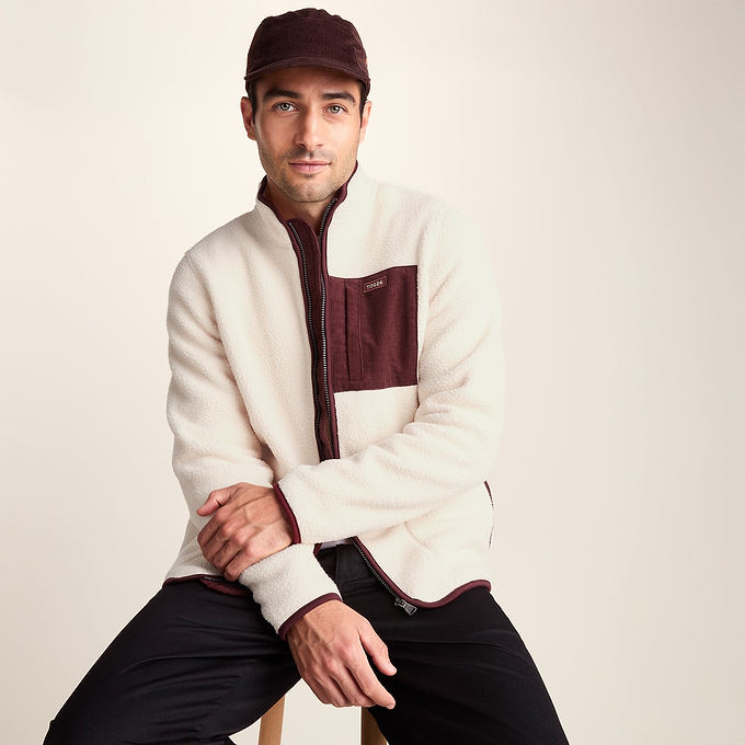 Samson Mens Thermal Sherpa Jacket - Buttercream