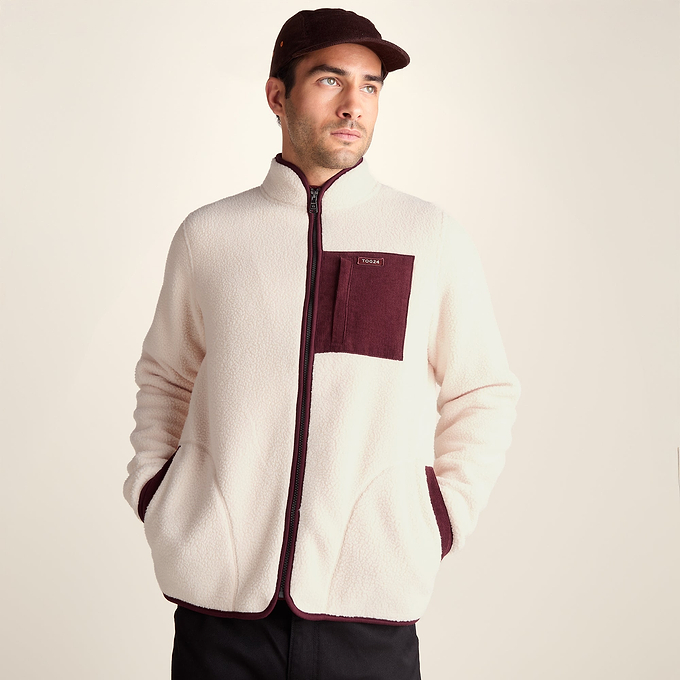 Samson Mens Thermal Sherpa Jacket - Buttercream