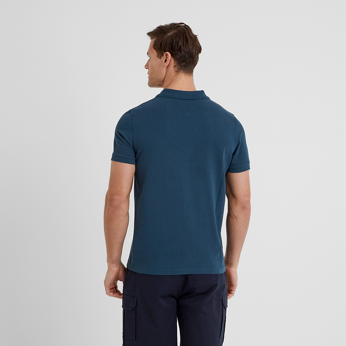 Saul Mens Polo Shirt - Inky Blue