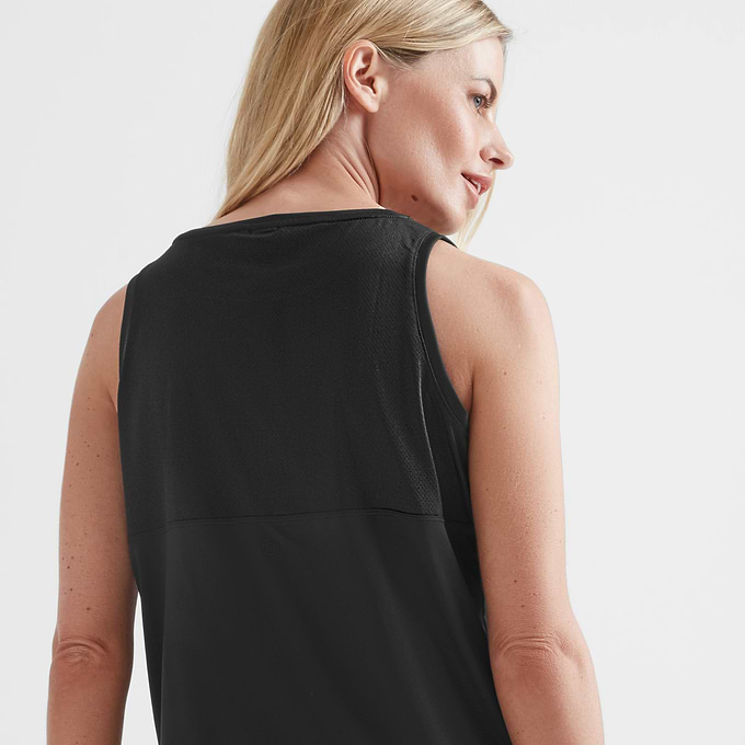Sayley Womens Performance Vest - Black