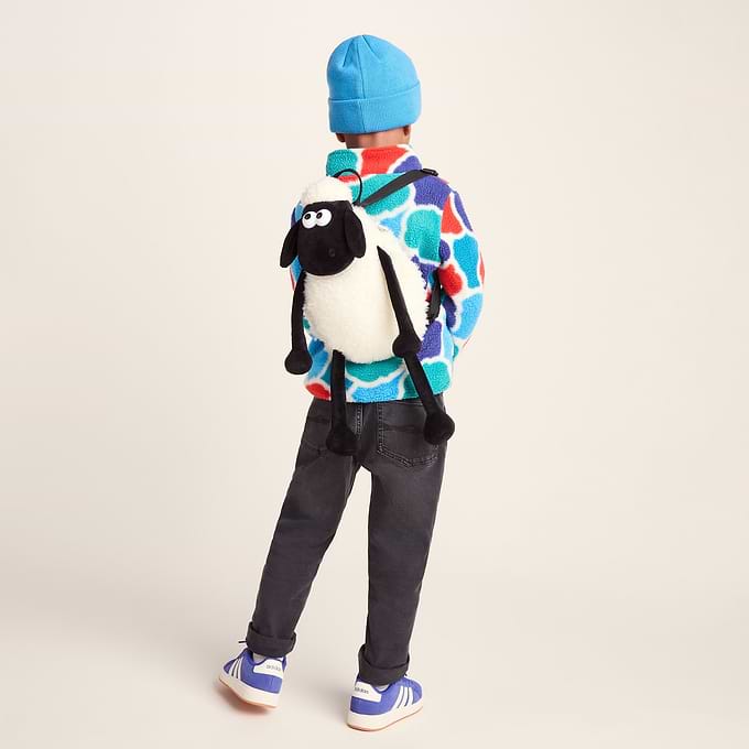 Shaun the Sheep Backpack - Black/White