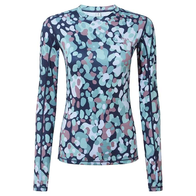 Snowdon Womens Thermal Crew Neck Base Layer - Scatter Print