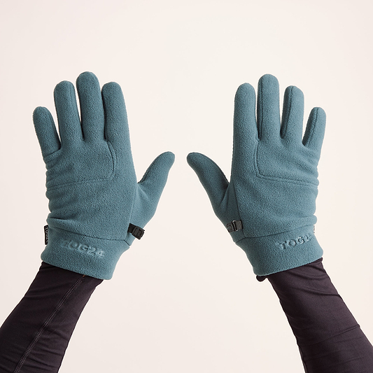 Stride Microfleece Gloves - Dark Turquoise