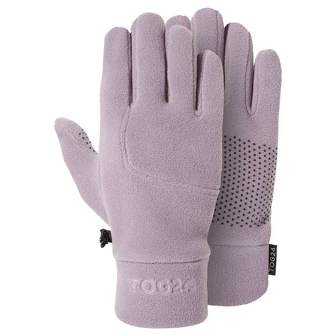 Stride Microfleece Gloves - Dusky Lilac
