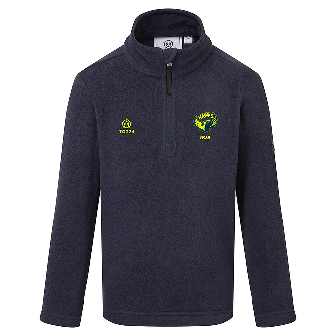 West Yorkshire Hawks Kids - Toffolo Zipneck Fleece Navy