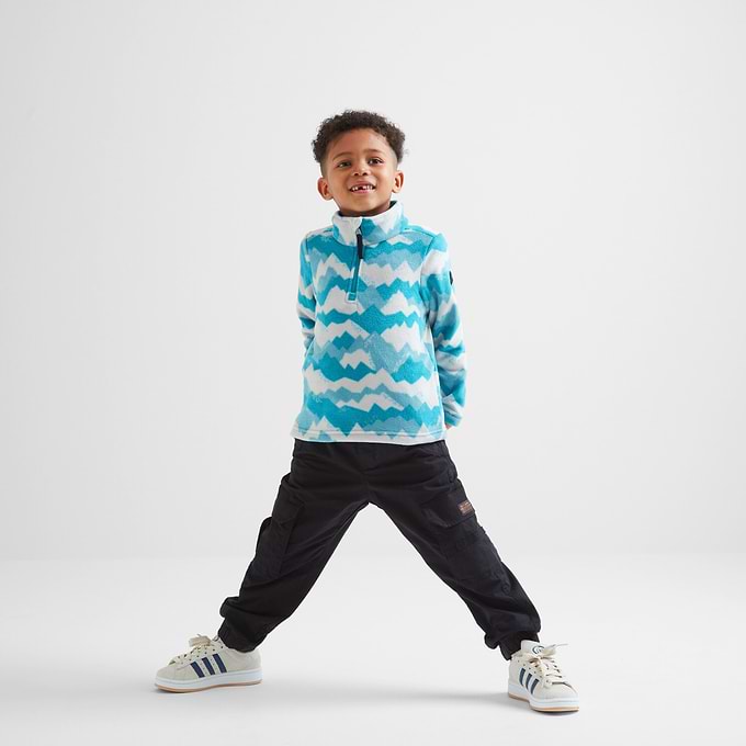 Toffolo Kids Zipneck Fleece - Mosaic Mountain Print