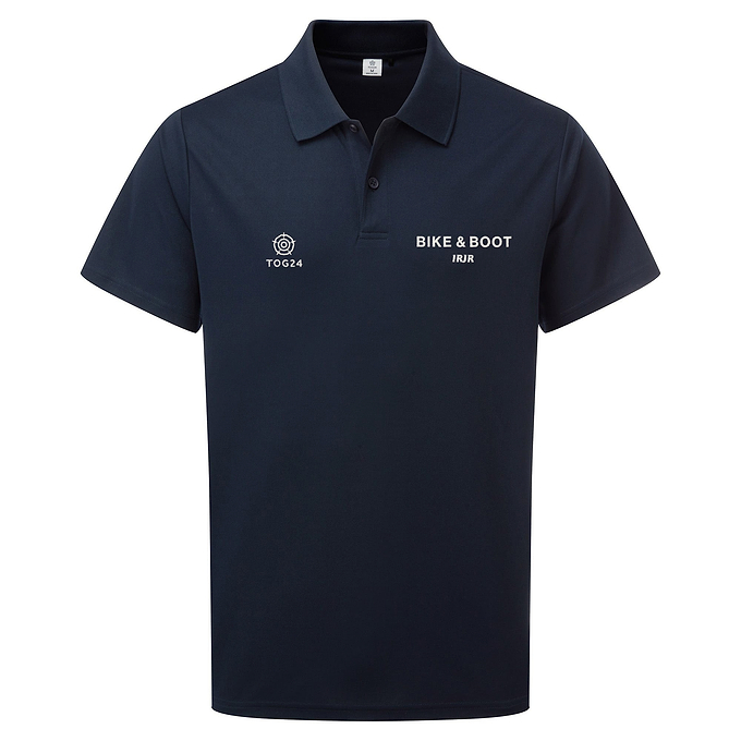 Bike & Boot Mens - Torres Tech Polo Navy