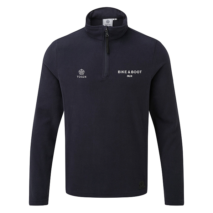 Bike & Boot Mens - Treeton Fleece Zipneck Navy