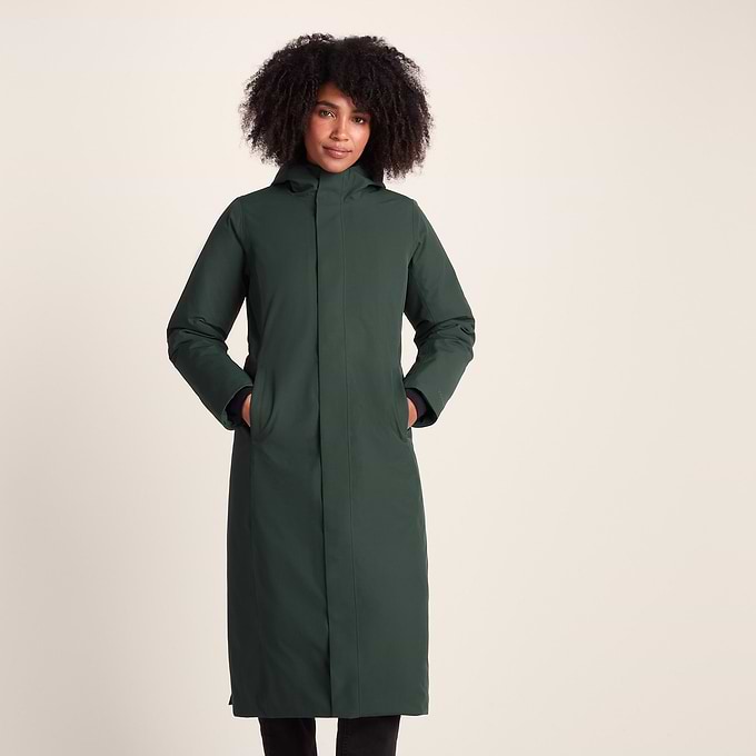 Uma Womens Waterproof Down Insulated Parka - Racing Green
