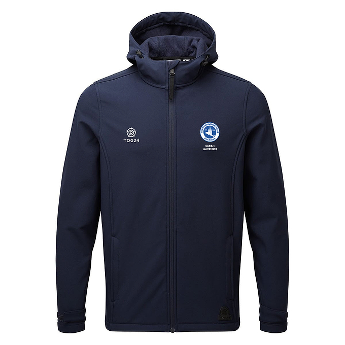 Louth Dolphins Mens - Dansby Softshell Hood Navy