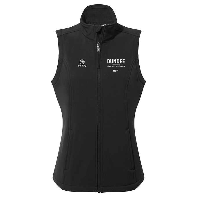 Charlie-Kaye Anderson Ice Skating Womens - Valley Softshell Gilet Black