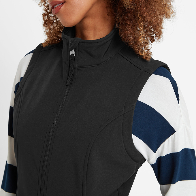 Valley Womens Softshell Gilet - Black