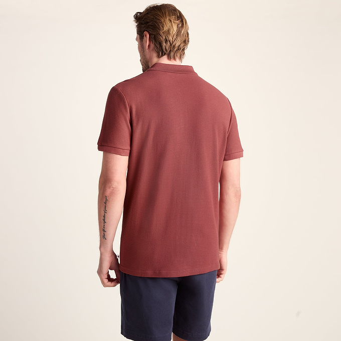Varris Mens 100% Cotton Supersoft Polo Shirt - Garnet Red