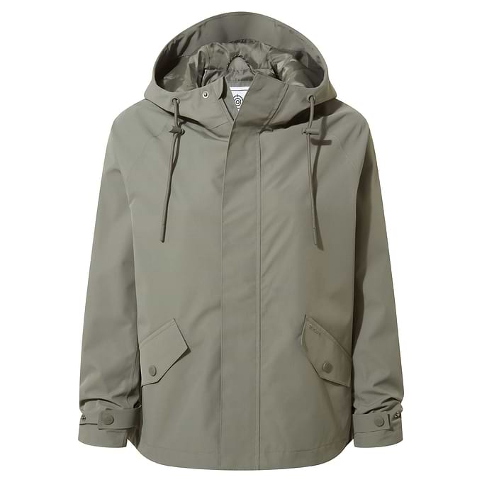 Vena Womens Waterproof Jacket - Pale Khaki
