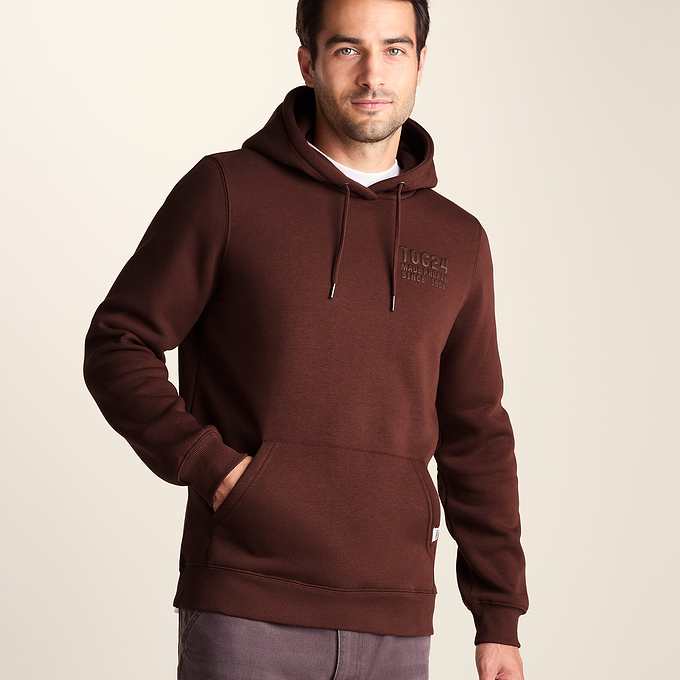 Whalley Mens Supersoft Hoody - Chestnut Brown