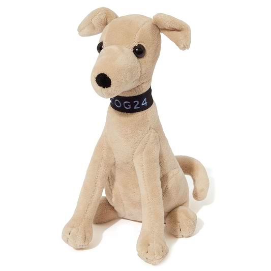 Whippet Plush Toy - Biscuit