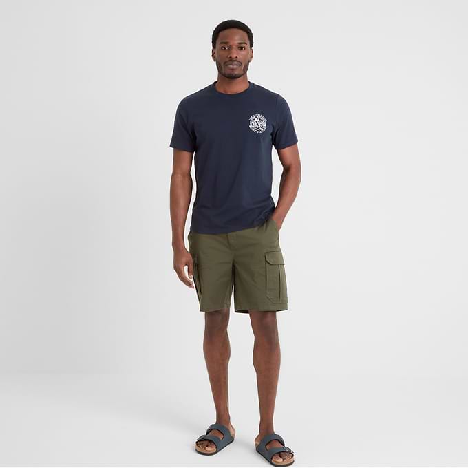 Whitby Mens 100% Cotton Supersoft T-Shirt - Dark Indigo