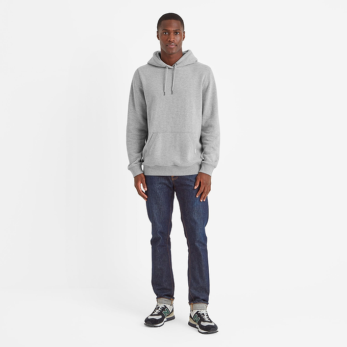 Wyke Mens Hoody - Mid Grey Marl