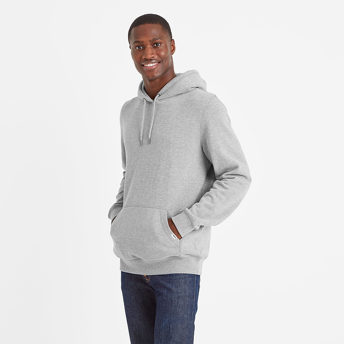 Wyke Mens Hoody - Mid Grey Marl