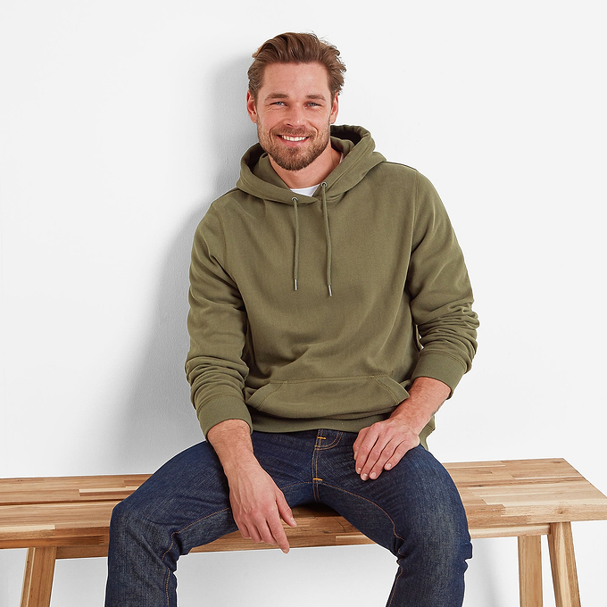 Wyke Mens Hoody - Khaki