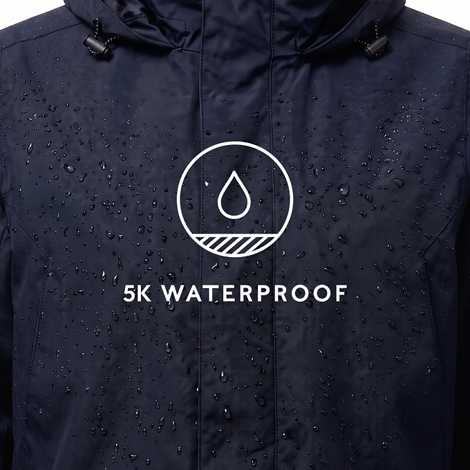 Airton Womens Waterproof Jacket - Navy