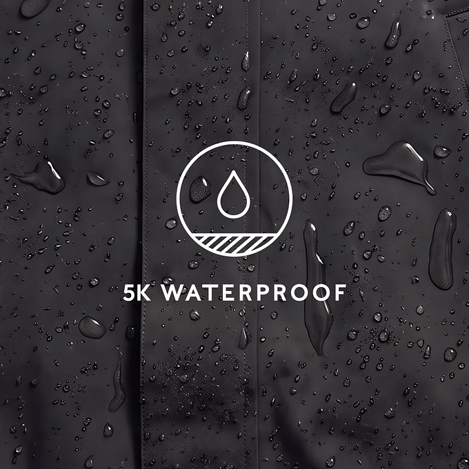 Aksel Mens Waterproof Insulated Parka - Black