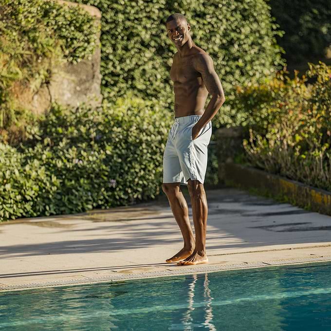 Aslan Mens Swimshorts - Muted Teal