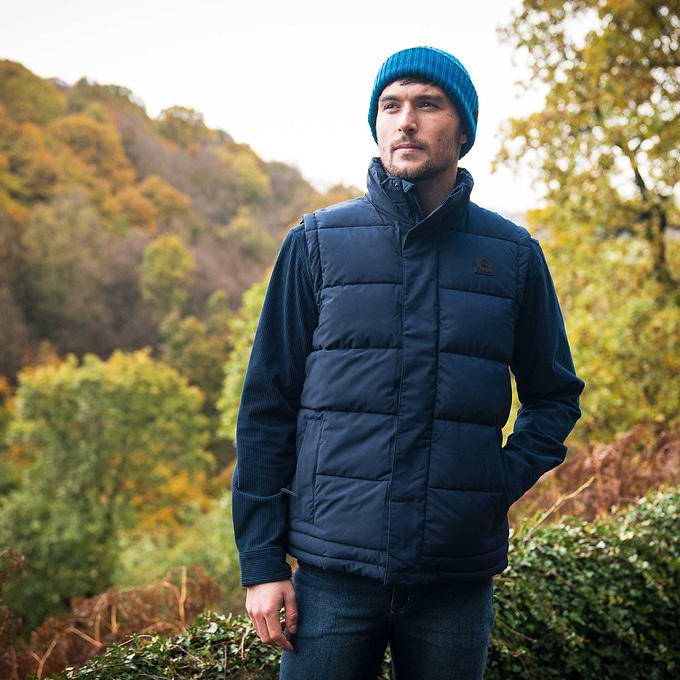 Barmston Mens Insulated Gilet - Navy