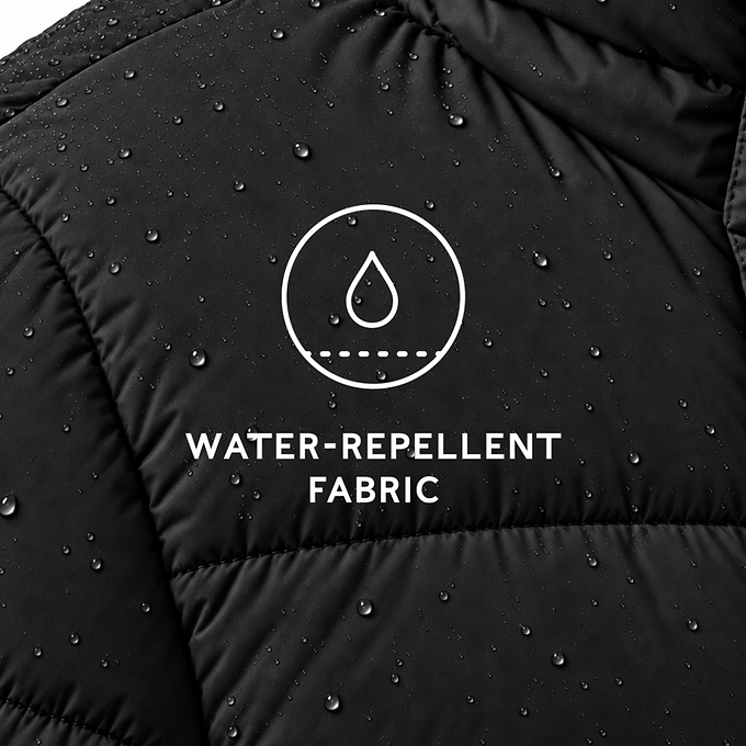 Bartlett Womens Longline Insulated Padded Coat - Black