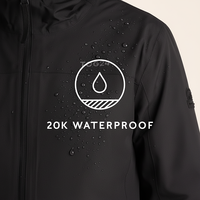 Bowston Mens Performance Waterproof Jacket - Black