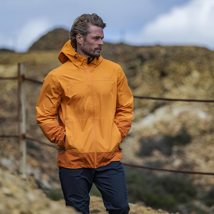 Bowston Mens Performance Waterproof Jacket - Tangerine