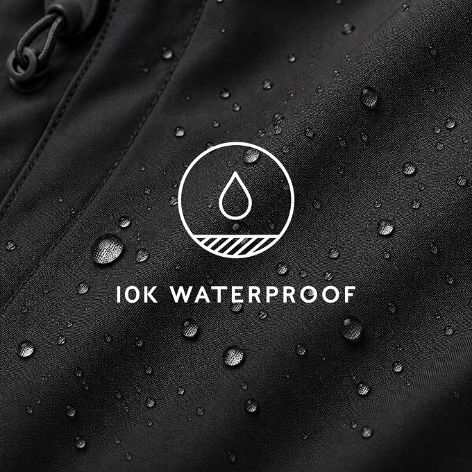 Dalton Womens Longline Waterproof Insulated Coat - Black