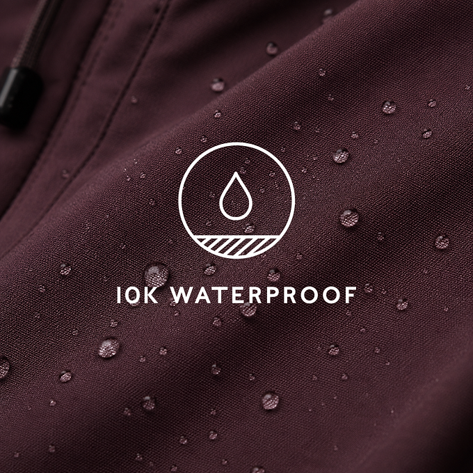 Dalton Womens Longline Waterproof Insulated Coat - Huckleberry