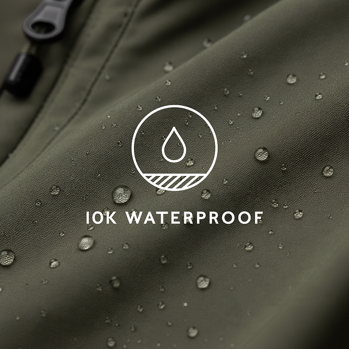 Dalton Womens Longline Waterproof Insulated Coat - Khaki
