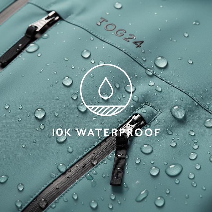 Denton Mens 3-in-1 Waterproof Jacket - Light Teal
