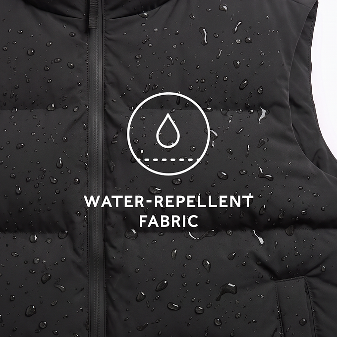 Elyna Womens Shower Resistant Insulated Gilet - Black