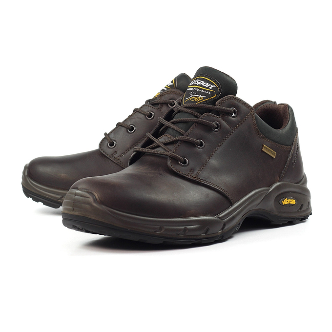 Grisport Exmoor II Unisex Leather Walking Shoe - Brown