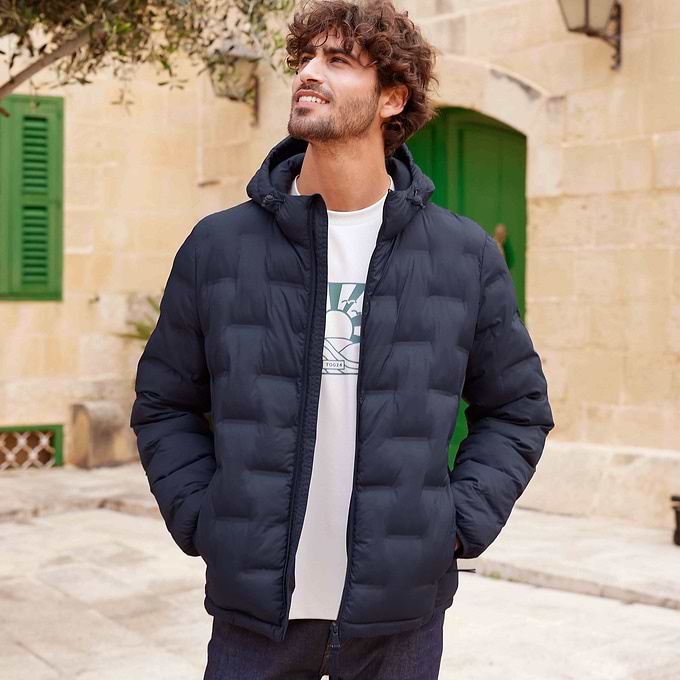 Fender Mens Shower Resistant Insulated Jacket - Dark Indigo