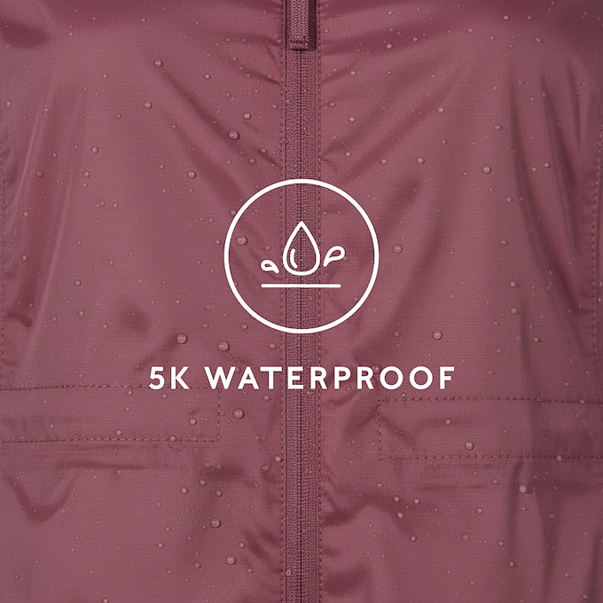 Kilnsey Womens Waterproof Jacket - Black Raspberry