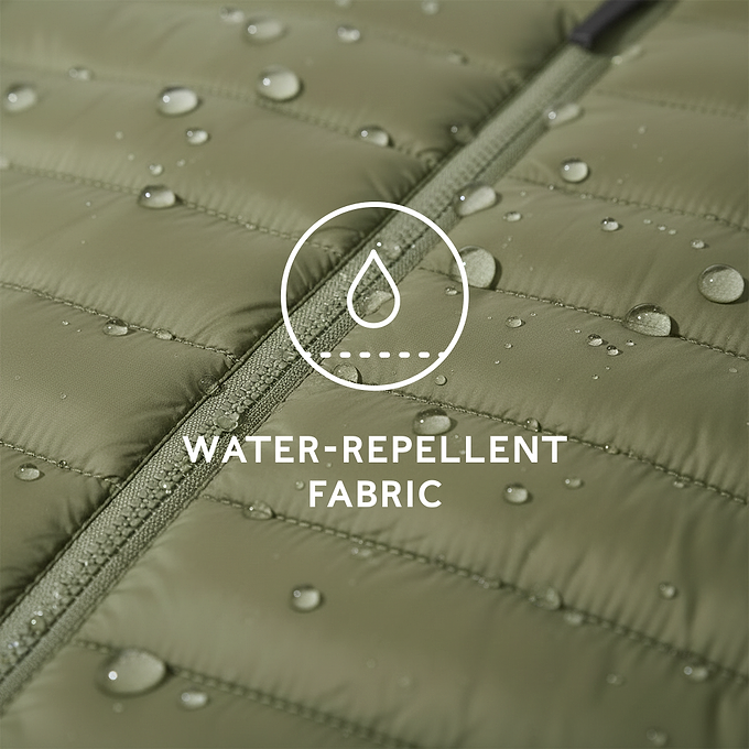 Gibson Mens Insulated Padded Jacket - Khaki
