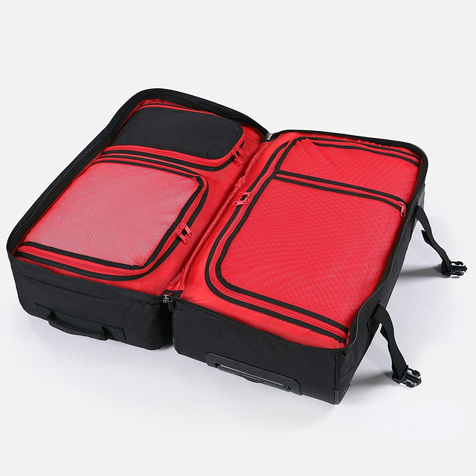 Surfanic Maxim 2.0 70L Roller Bag - Black Marl