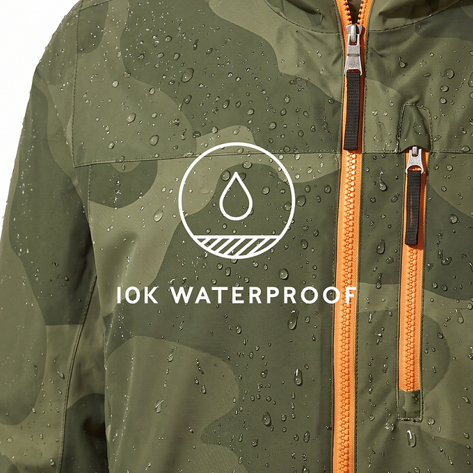 Palisade Mens Ski Jacket - Khaki Pixel Camo