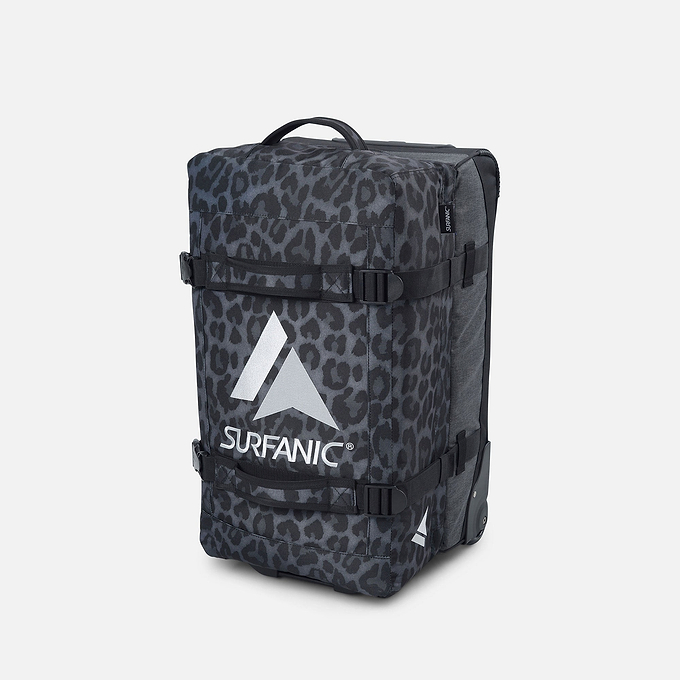 Surfanic Maxim 3.0 70L Roller Bag - Jet Black