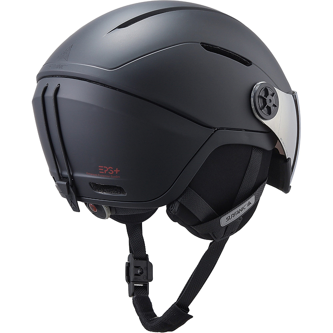 Surfanic Halo Visor Helmet - Black