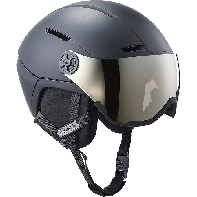 Surfanic Halo Visor Helmet - Black