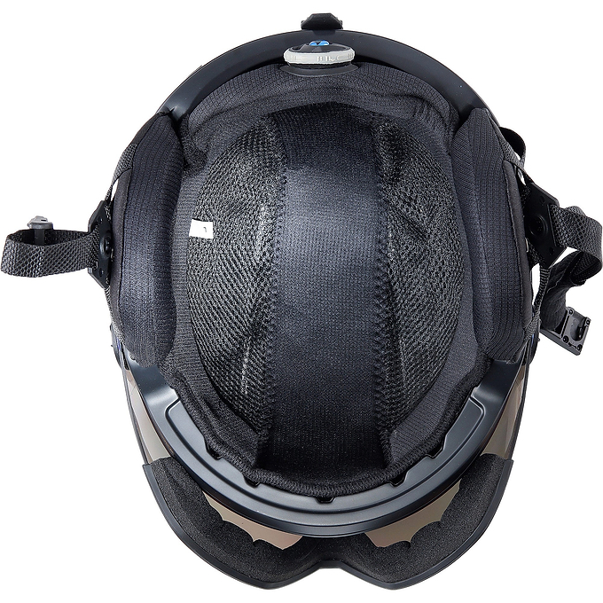 Surfanic Halo Visor Helmet - Jet Black