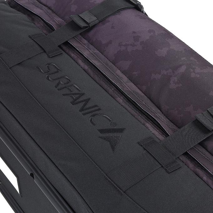 Surfanic Maxim 3.0 70L Roller Bag - Black Map