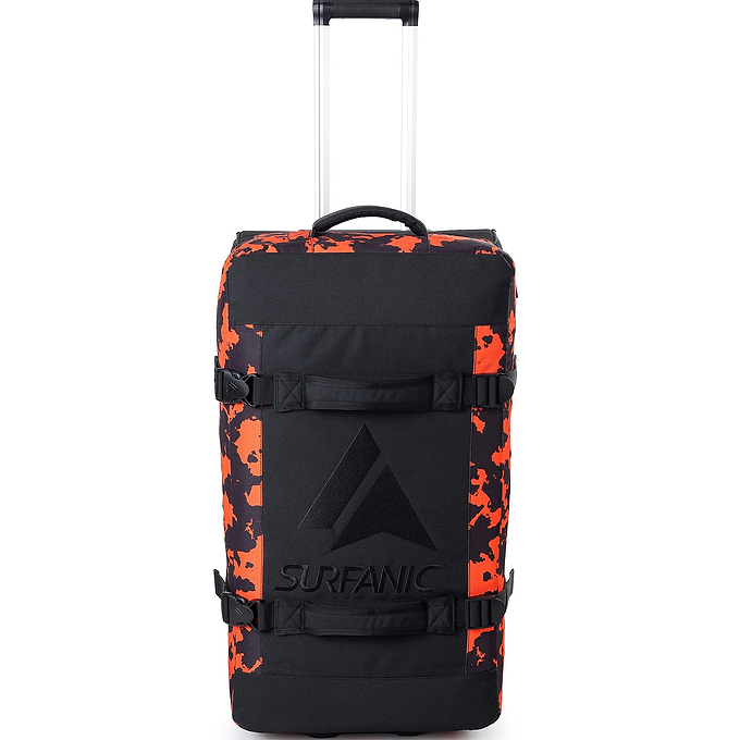 Surfanic Maxim 3.0 70L Roller Bag - Orange Map