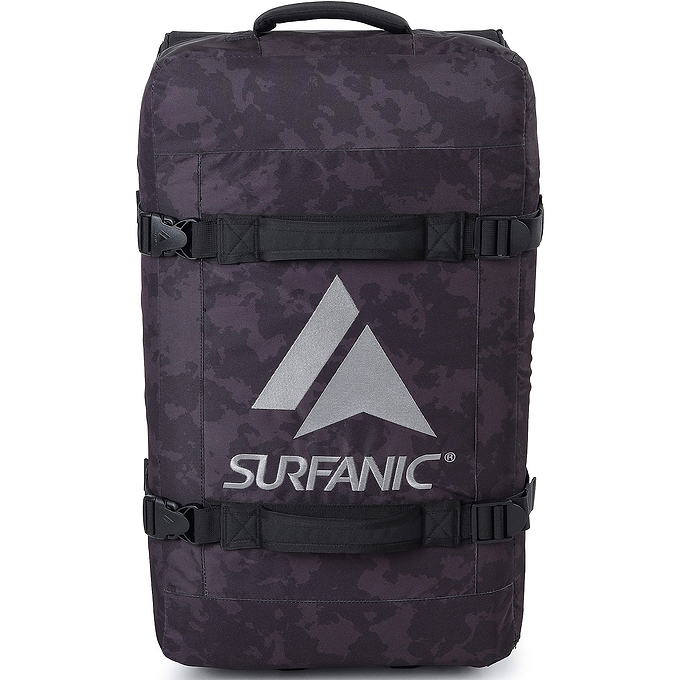 Surfanic Maxim 3.0 100L Roller Bag - Black Map