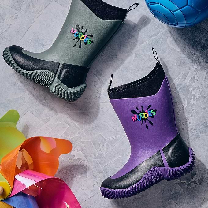 Grubs Boots Muddies Icicle Wellies Kids - Purple